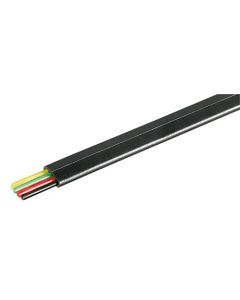 Telefonkabel flad 100 m, AWG 30,CU, 4