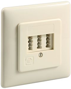 3  TAE-NFN wall plate, flush mount screw mount
