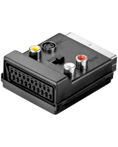 Scart adapter Scart han (21-pin)
