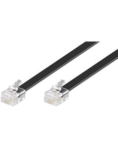 Telefon forlængerkabel 2x RJ12 han (6P6C) 15m