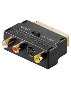 Scart adapter Scart han (21-pin)