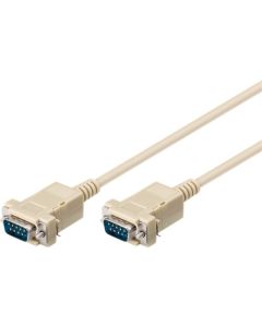 SUB-D kabel, grå, 2m,