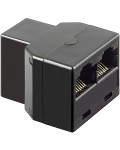 ISDN T-Adapter 2 RJ45 hun (8P8C) til 1 RJ45 hun (8P8C)