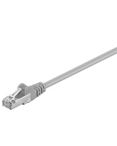 CAT 5e patchkabel, SF/UTP, grå, 30m
