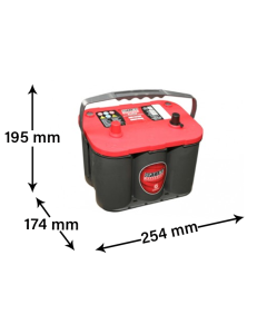 Optima REDTOP 12V 50Ah (802-250)