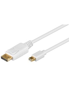 DisplayPort tilmini DisplayPort adapter kabel 1,2 hvid 1m