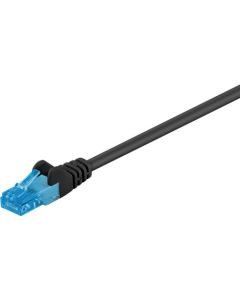 CAT 6a patchkabel U/UTP, sort, 50 m