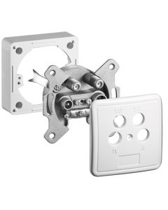 SET 4-vejs Antenne-væg-udtag