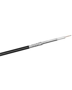 100dB Udendørs koax, Antenne kabel, 2x afskærmet, CCS, 100 m, sort