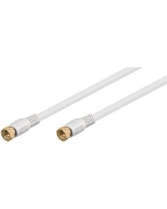 SAT kabel hvid, 5m