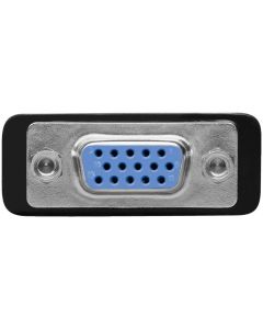 Analog DVI/VGA adapter, DVI-I han dobbelt-Link (24+5 pin), sort,