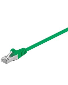 CAT 5e patchkabel, SF/UTP, grøn, 2m