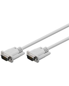 VGA Monitor kabel, grå, 5m,