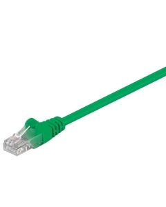 CAT 5e patchkabel, U/UTP, grøn, 2m
