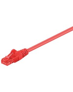 CAT 6 patchkabel, U/UTP, rød, 10m