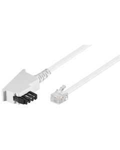 TAE-F kabel til RJ11/RJ14 han (6P4C) 15m