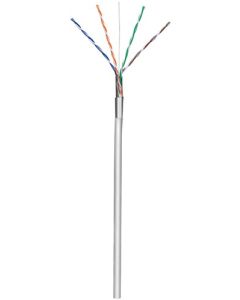 CAT 5e netværkskabel, F/UTP, grå, 100m kabelrulle