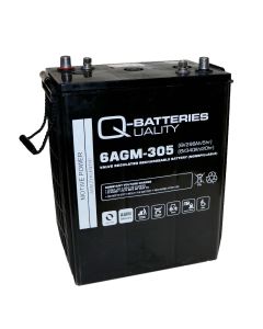 Q-Batteries 6AGM305 Traction 6V 340Ah AGM Batteri