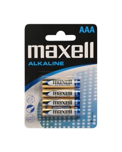 Maxell Long life Alkaline AAA / LR 03 batterier - 4 stk.