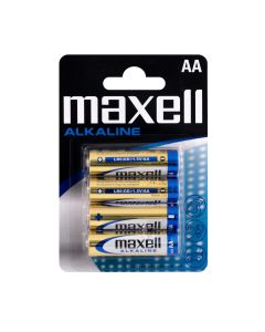 Maxell Long life Alkaline AA / LR6 batterier - 4 stk.