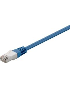 CAT 5e patchkabel, F/UTP, blå, 3m