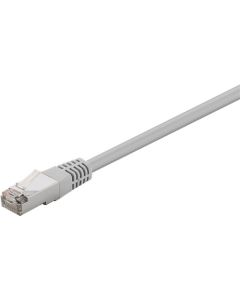 CAT 5e patchkabel, F/UTP, grå, 3m
