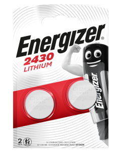 Energizer Lithium CR2430 Batterier (2 Stk. Pakning)