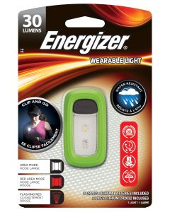 Energizer LED Clip and Go lommelygte inkl. 2 x CR2032 - 30 lumen