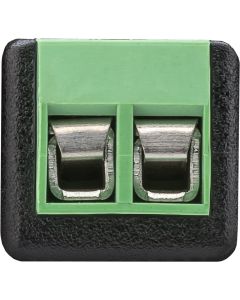 Terminal Block 2-pin til DC hun 5,50x2,10mm - 1 stk.