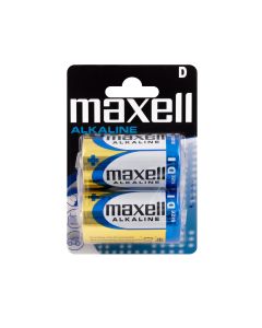 Maxell Long life Alkaline D / LR20 batterier - 2 stk.