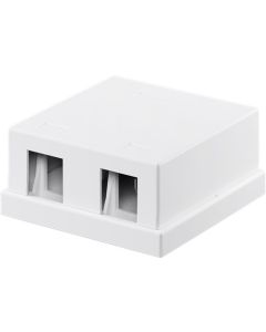 Keystone dåse 2 port