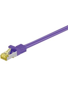 RJ45 patchkabel S/FTP (PiMF), m/ CAT 7 kabel, violet, 2m