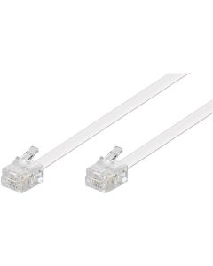 Telefon kabel RJ11/RJ14 han (6P4C) til RJ11/RJ14 han (6P4C)