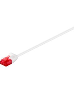CAT 6 Tynd patchkabel U/UTP,hvid, 3m