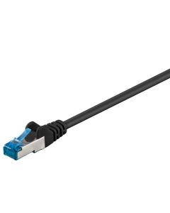 CAT 6a patchkabel S/FTP (PiMF), sort, 10m