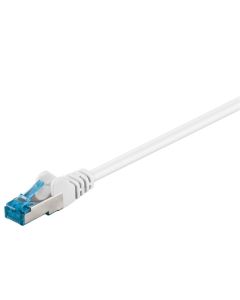 CAT 6a patchkabel S/FTP (PiMF), hvid, 7,5m