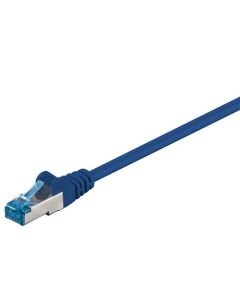 CAT 6a patchkabel S/FTP (PiMF), blå, 20m