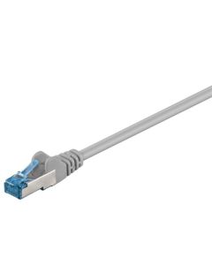 CAT 6a patchkabel S/FTP (PiMF), grå, 15m