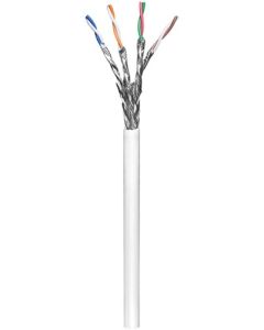 CAT 6 netværkskabel, S/FTP (PiMF), hvid, 305m Dispenseræske