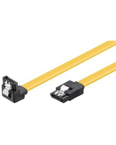 HDD S-ATA kabel Clip, gul, 0,5m,