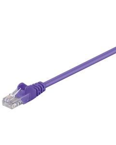 CAT 5e patchkabel, U/UTP, violet, 10m