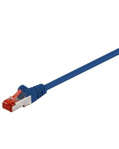 CAT 6 patchkabel S/FTP (PiMF), blå, 10m