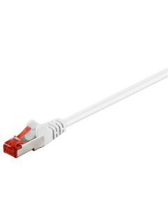 CAT 6 patchkabel S/FTP (PiMF), hvid, 7,5m