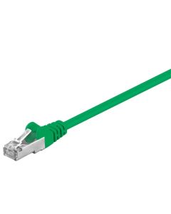 CAT 5e patchkabel, F/UTP, grøn, 1,5m