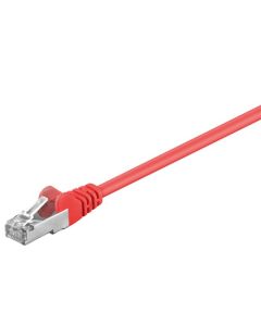 CAT 5e patchkabel, F/UTP, rød, 1,5m