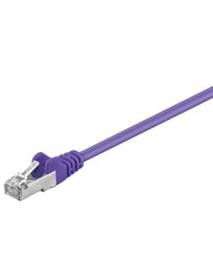CAT 5e netværkskabel, SF/UTP, violet, 1,5m