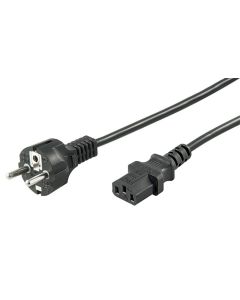 Ledning, 5 m, sort