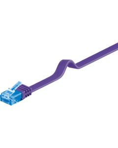 CAT 6a fladt patchkabel U/UTP, violet, 1m