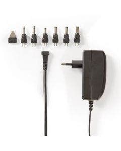 Nedis, Universal AC Power Adapter, Euro / Type C (CEE 7/16), 24 W, Universal, Sort
