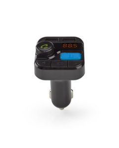 NEDIS, FM-sender til bilen  Bluetooth®  Basforstærkning  MicroSD-kortstik  Håndfri opkald  Stemmestyring  2 x USB
